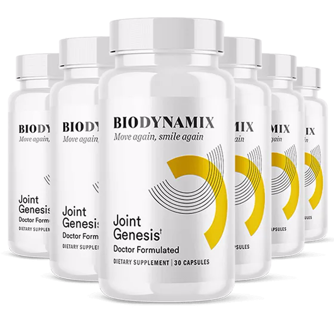 Six bottles of BioDynamix Joint Genesis — 6-bottle Best Value package