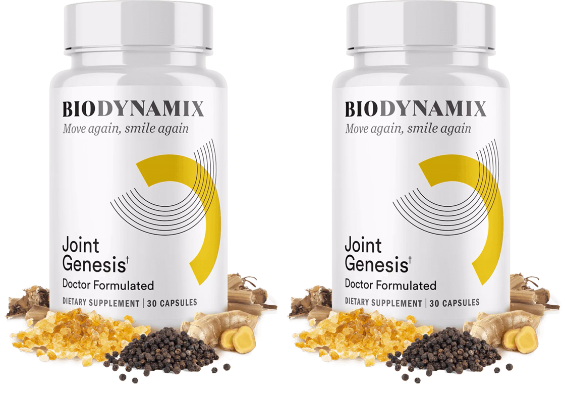Two bottles of BioDynamix Joint Genesis — 2-bottle package